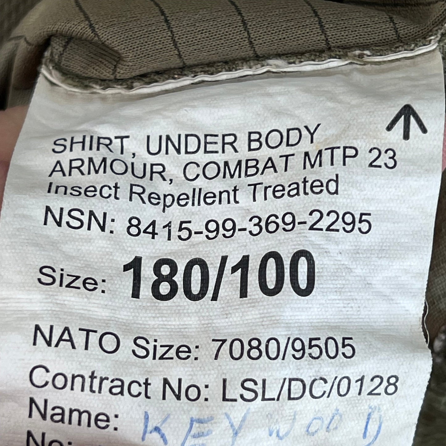 British Army P23 MTP Camouflage Olive Green UBACS Combat Shirt - Medium 180/100