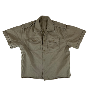 Greek Army M65 Khaki Shirt Short Sleeve - Medium