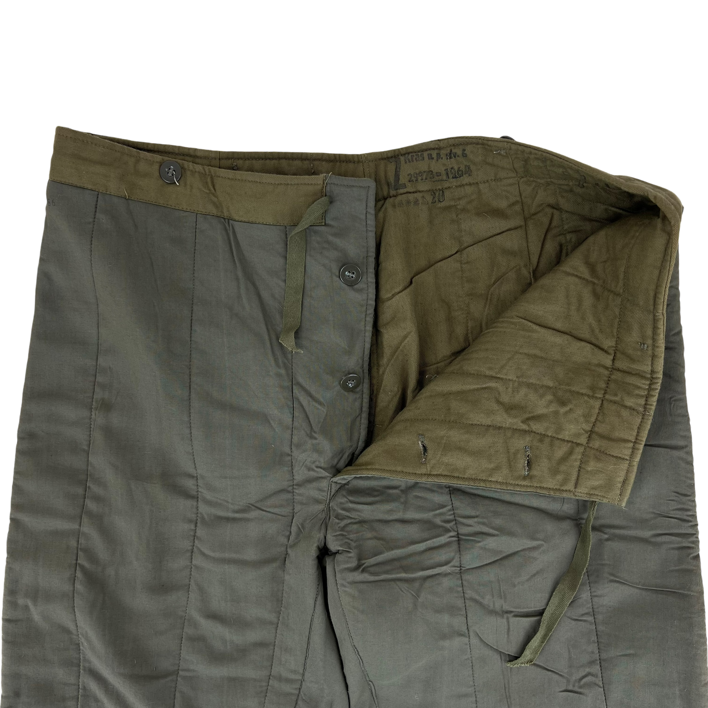 Czechoslovak Army M60 & Vz. 63 Cold Weather Thermal Trouser Liner - W38 L32