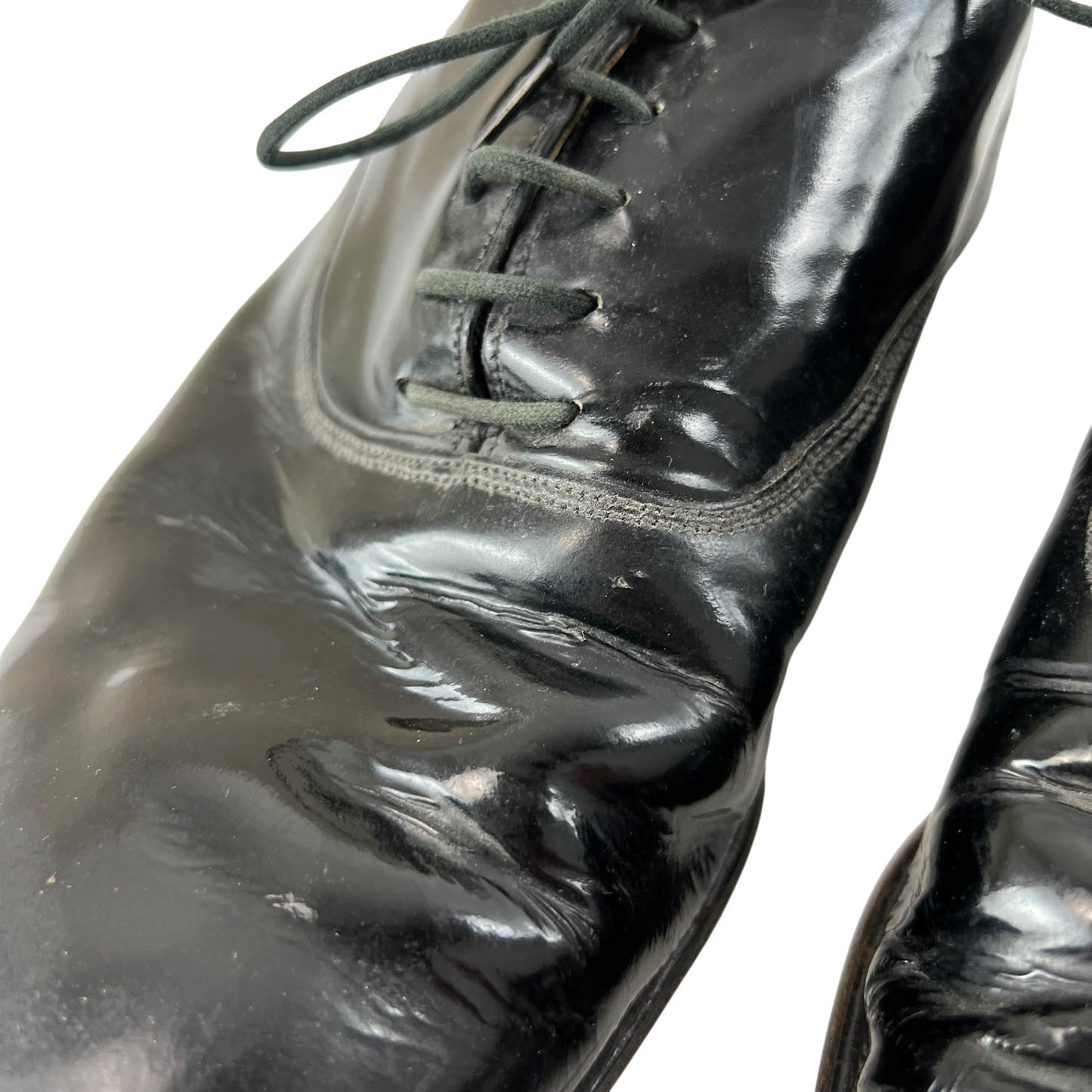 British RAF 70's Black Dress Shoes - Size 10