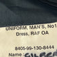 British Royal Air Force No. 1 Dress Jacket w/ Belt - Large 112L