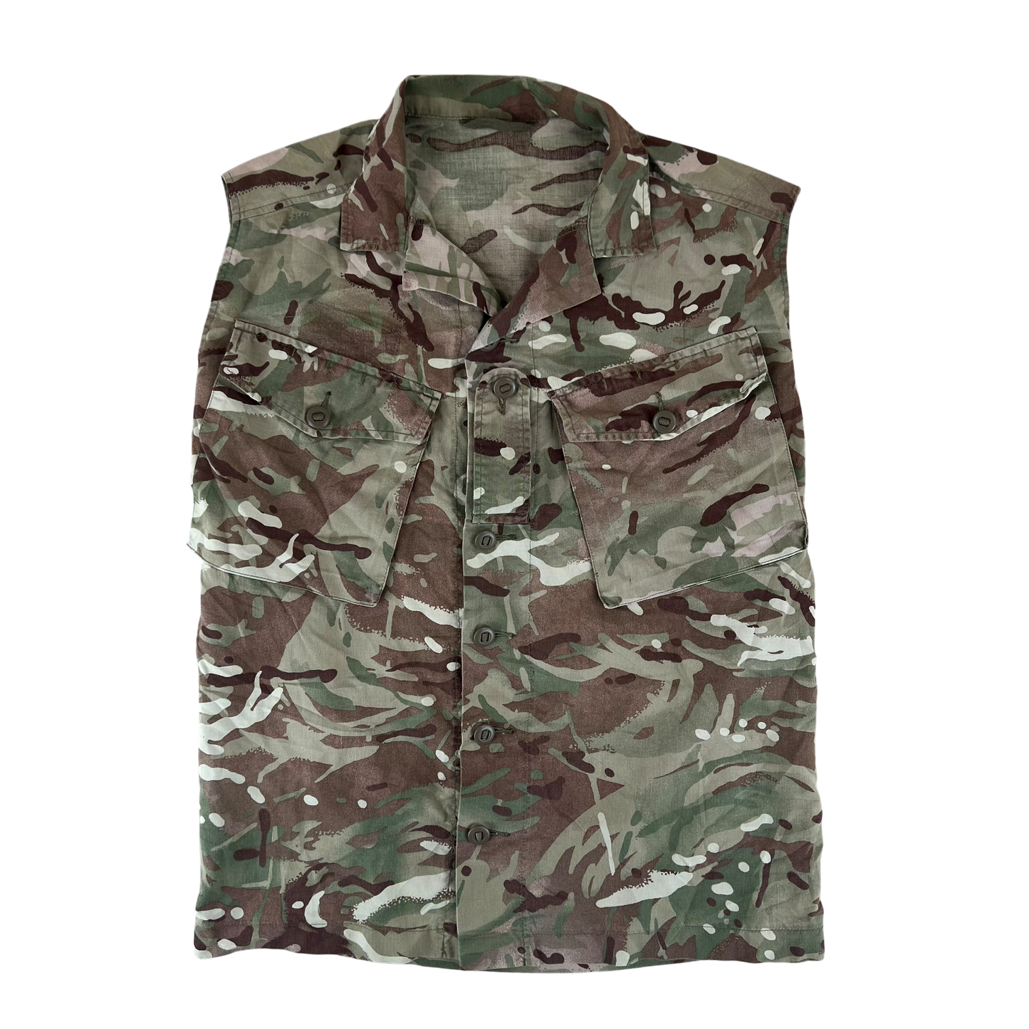 British Army MTP Camouflage Field Tailored Barracks Shirt / Vest - Medium
