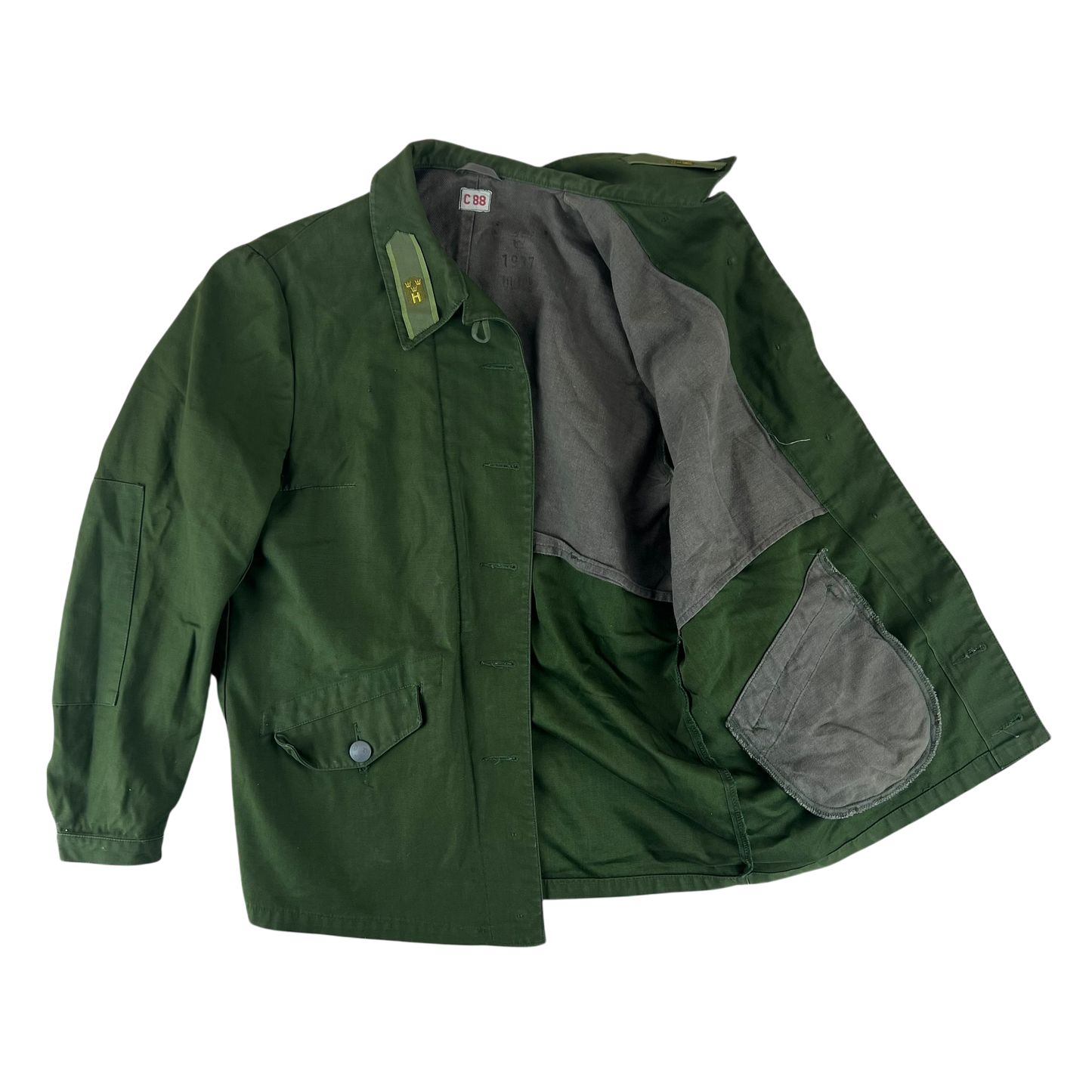 Swedish Army M59 Forest Green Women's Field Jacket - Medium C88