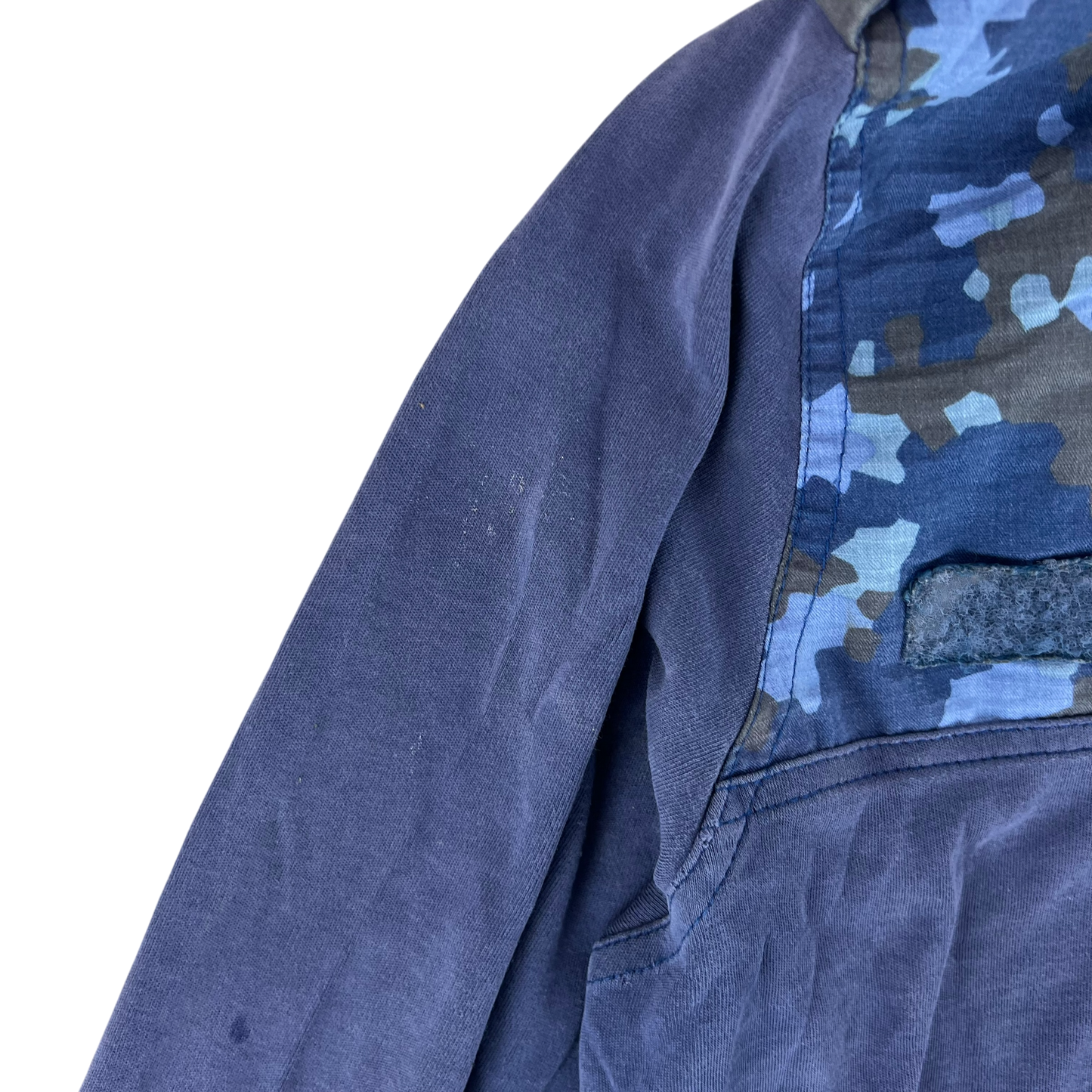 Romanian Navy M2017 Blue Camouflage Polo Top - Medium