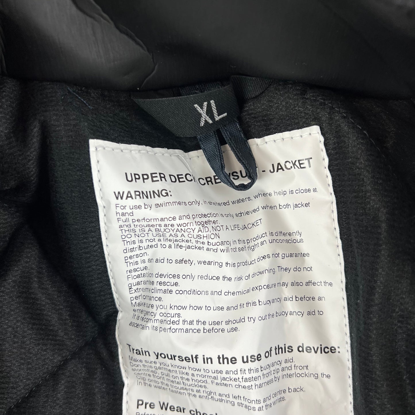 British Royal Navy Blue Upper Deck Jacket - X Large
