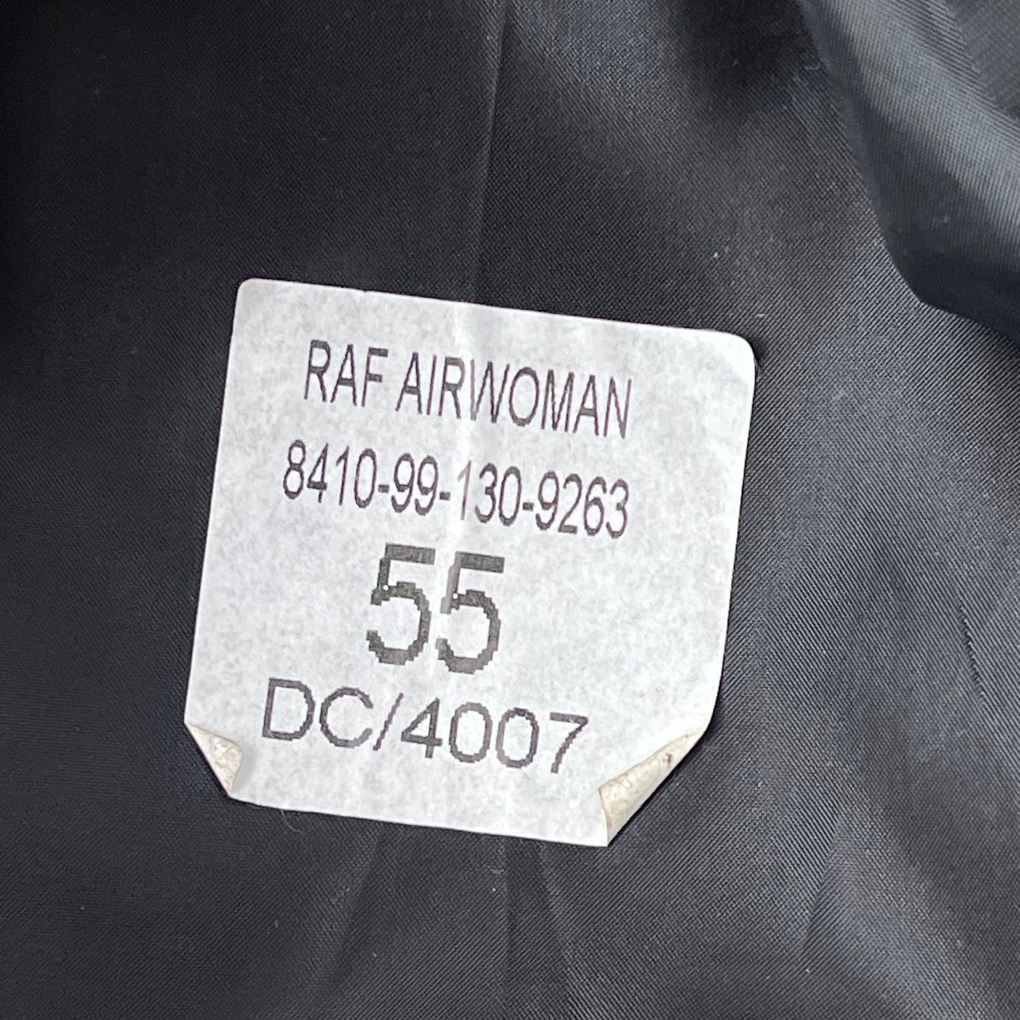 British Royal Air Force RAF Women's Dress Cap - Small 55cm