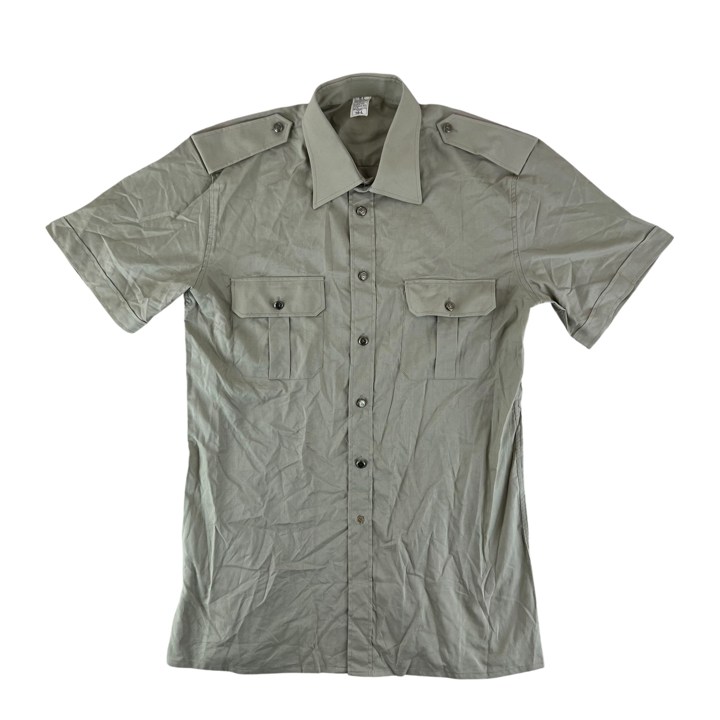 Italian Army Roma 75 Short Sleeve Safari Shirt - Small