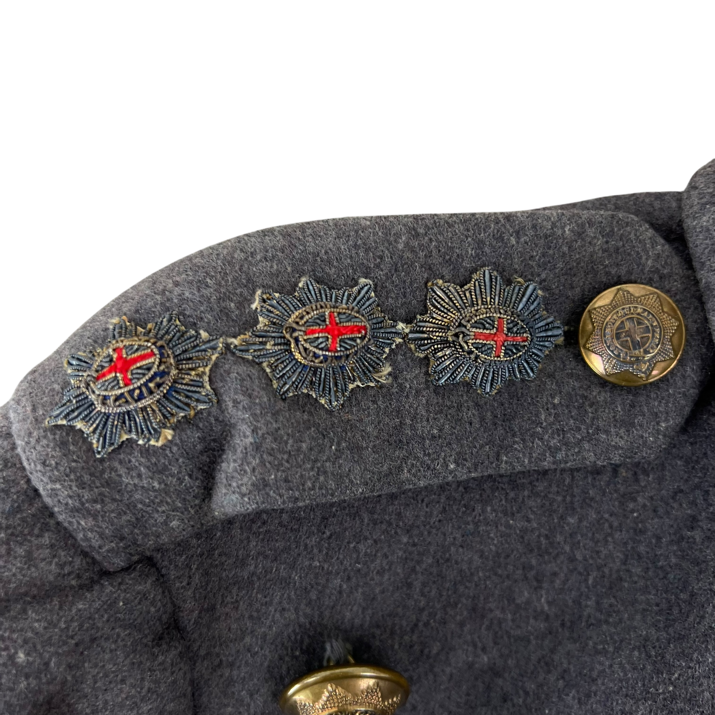 British Army 30s Footguards Officer's Double Breasted Wool Greatcoat - Coldstream Guards - Small