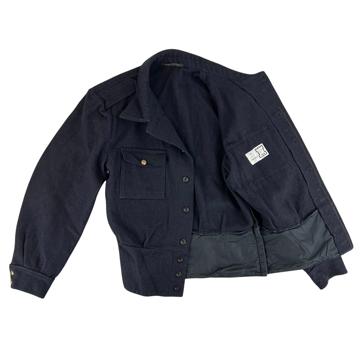 Finnish Navy M65 Wool Ike Jacket - Large