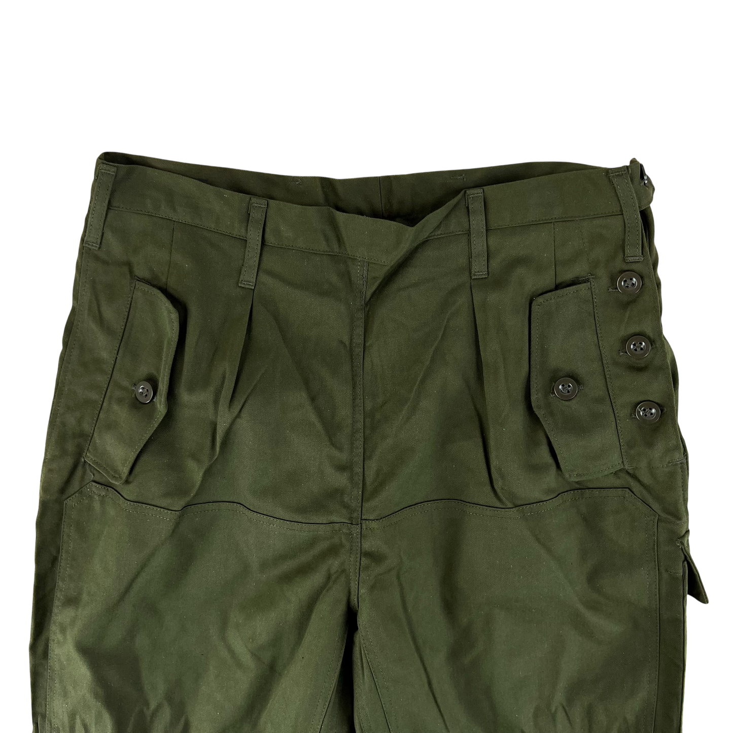 Czechoslovak Army M85 Women's Olive Green Trousers - W32 L30.5