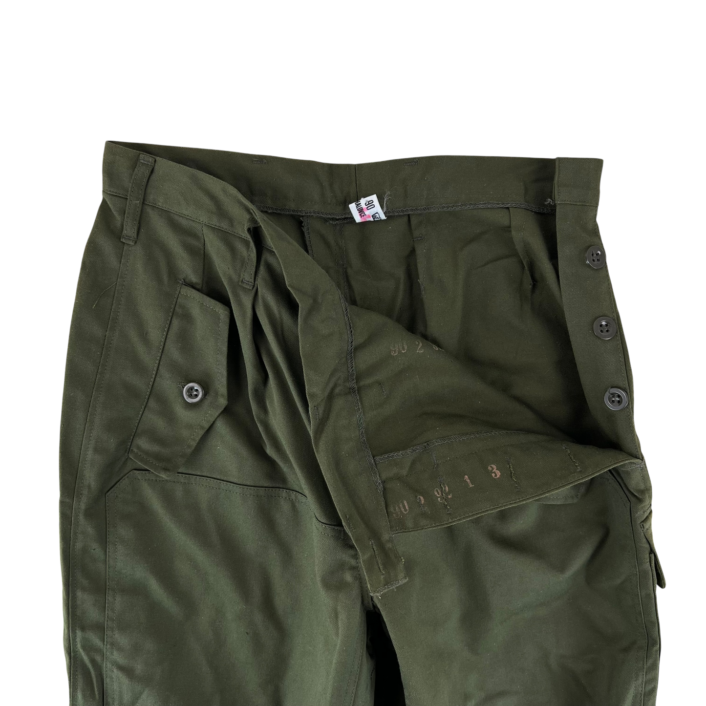 Czechoslovak Army M85 Women's Olive Green Trousers - W28 L30.5