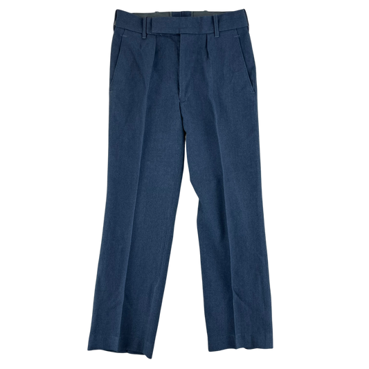 British RAF 72 Pattern Blue-Grey Dress Trousers - W32 L28