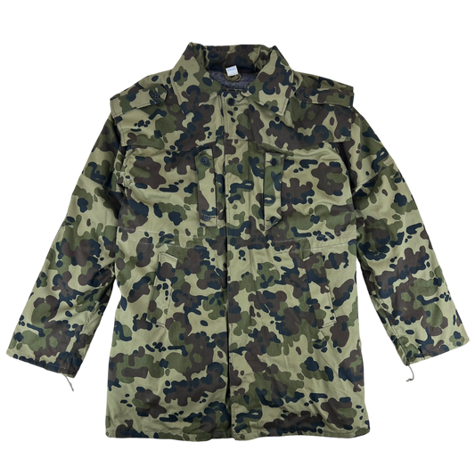 Romanian Army M1994 Fleck Leaf Camouflage Parka w/ Winter Liner - Medium