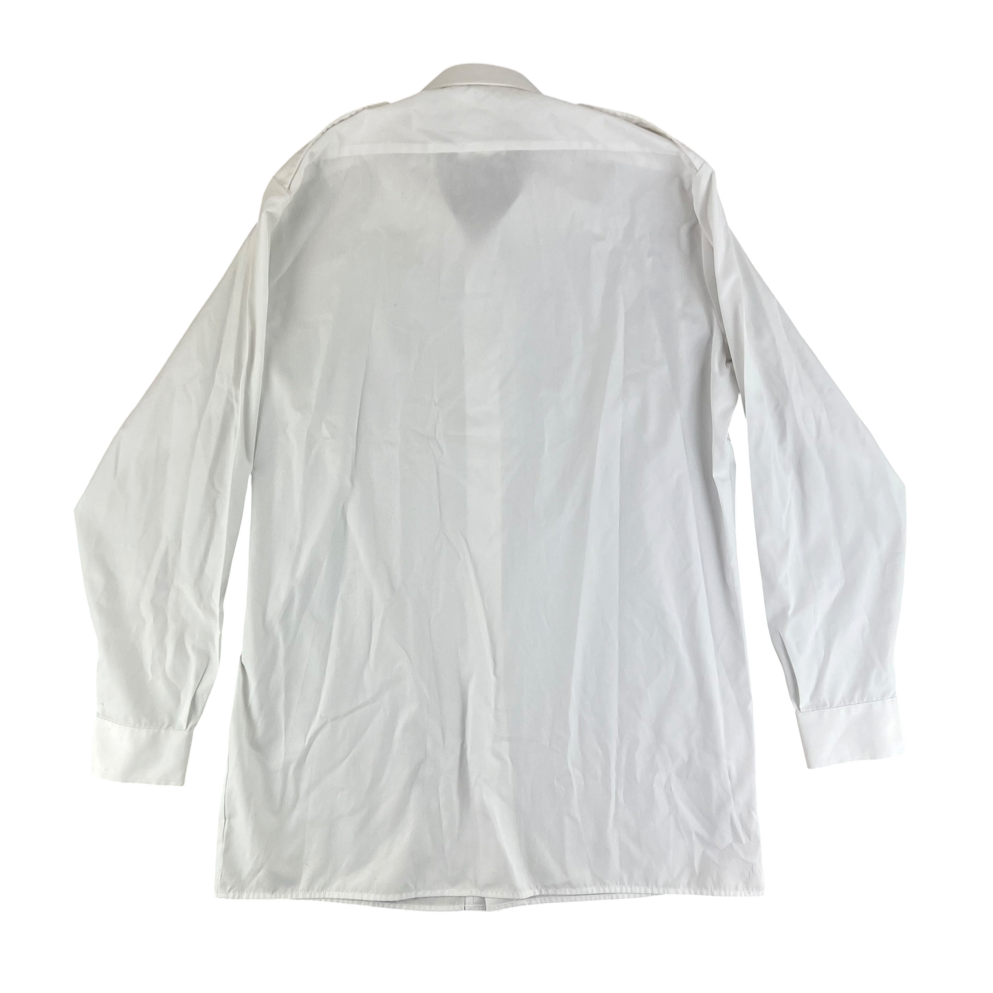 British Royal Navy White Long Sleeve Shirt