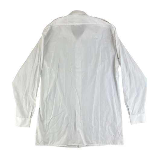 British Royal Navy White Long Sleeve Shirt