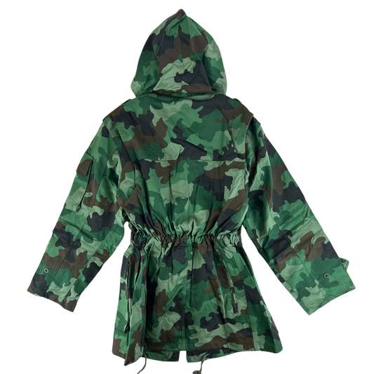 Serbian Army M93 Oak Leaf Camouflage Parka w/ Thermal Liner - Medium 172/100