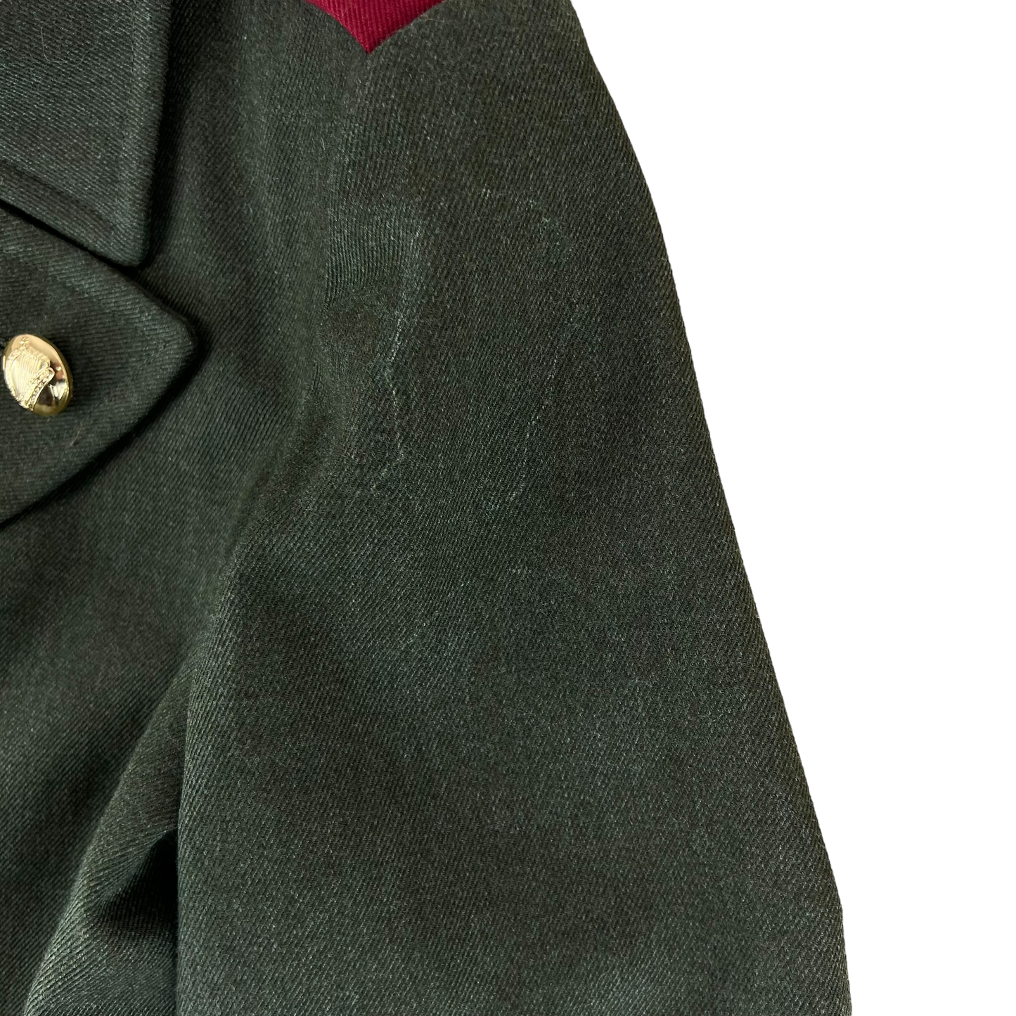 Irish Army 1980's Moss Green Greatcoat - Medium