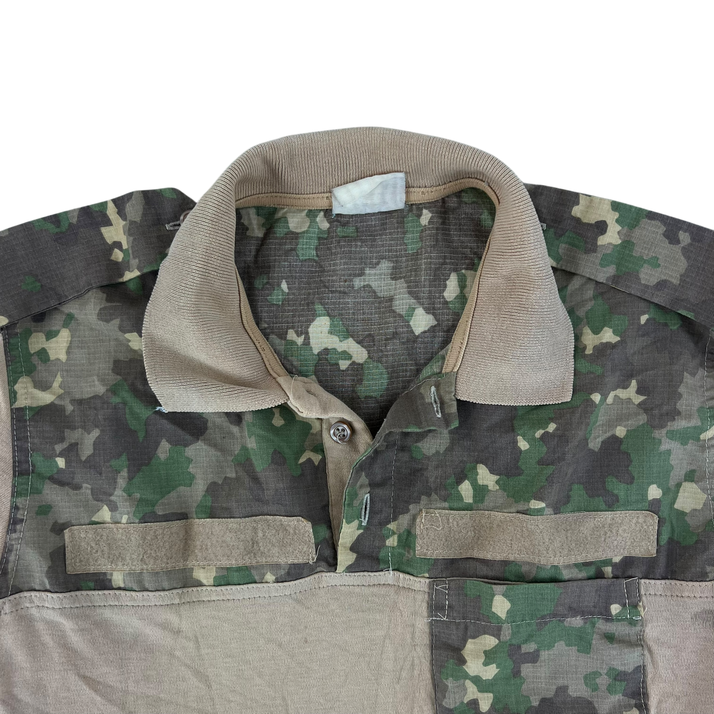Romanian Army M2017 Woodland Camouflage Polo Top - Medium
