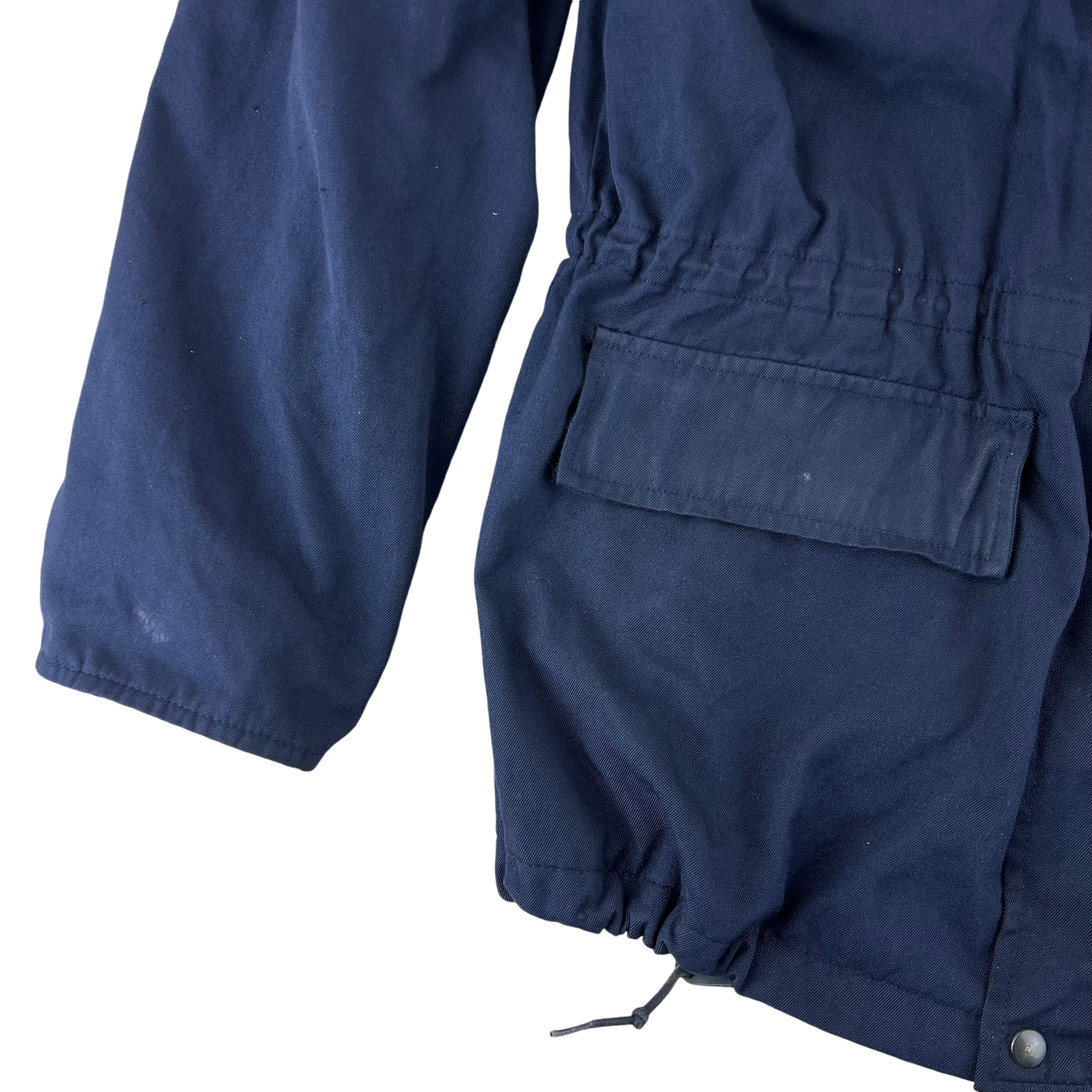 Dutch Army & Rescue Navy Blue Lined Work Jacket - Large