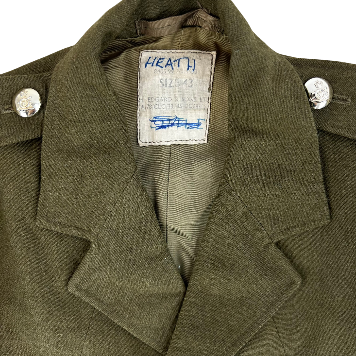 British Army No. 2 Khaki Green Dress Jacket - Royal Artillery - Medium