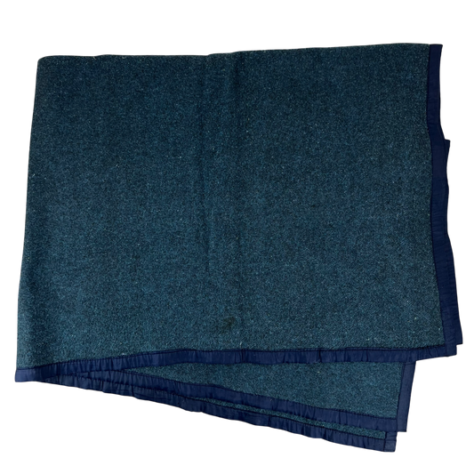 Romanian Army / Air Force Blue Wool Blanket