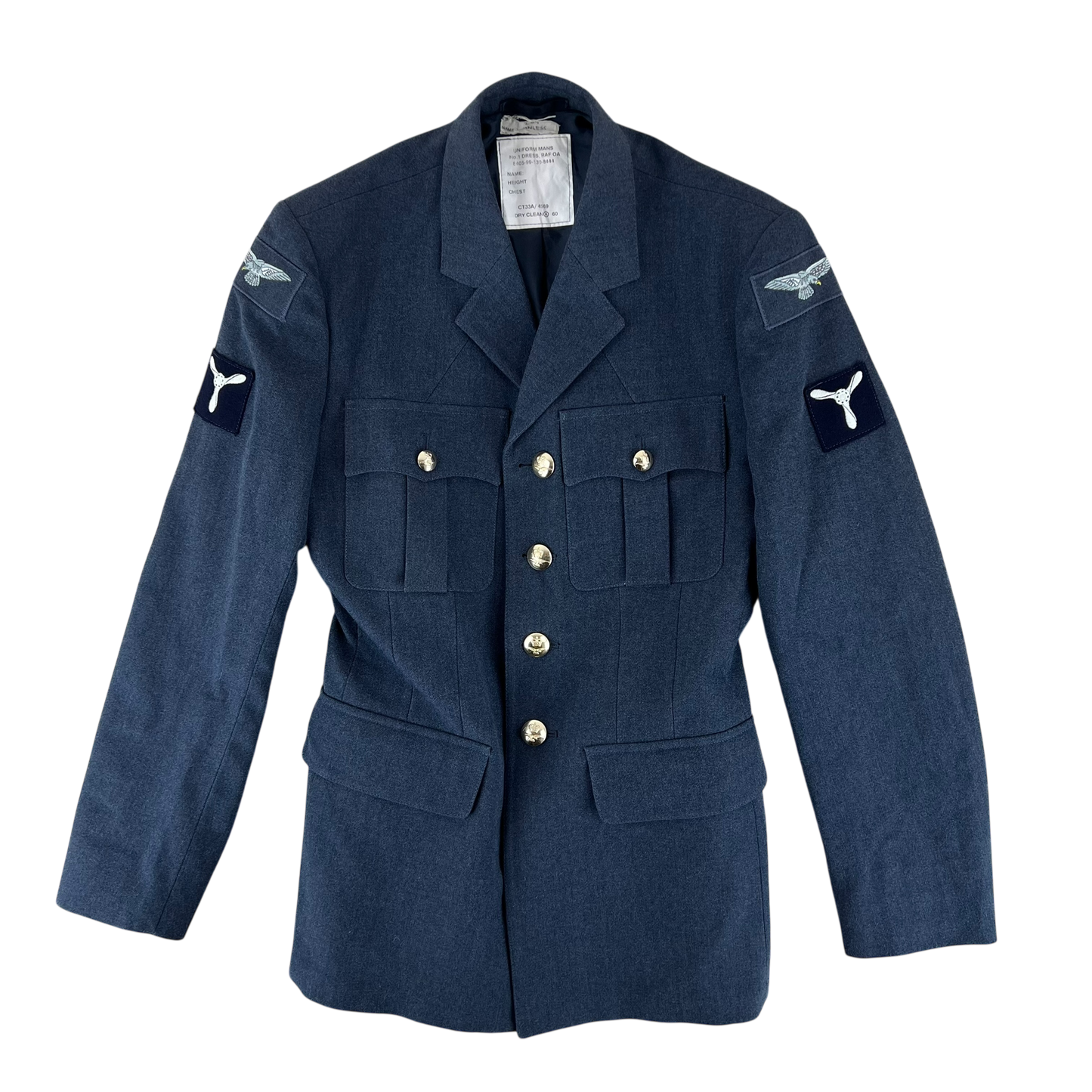 British Royal Air Force No. 1 O.A. Dress Jacket - Medium 96R