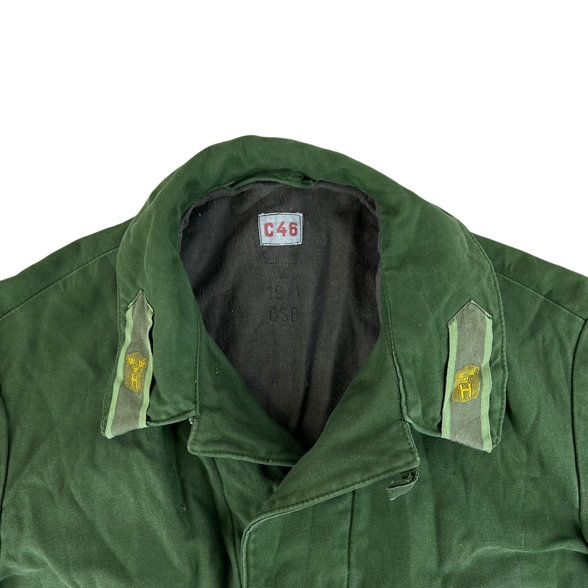 Swedish Army M59 Forest Green Field Jacket - Home Guard - Medium C46