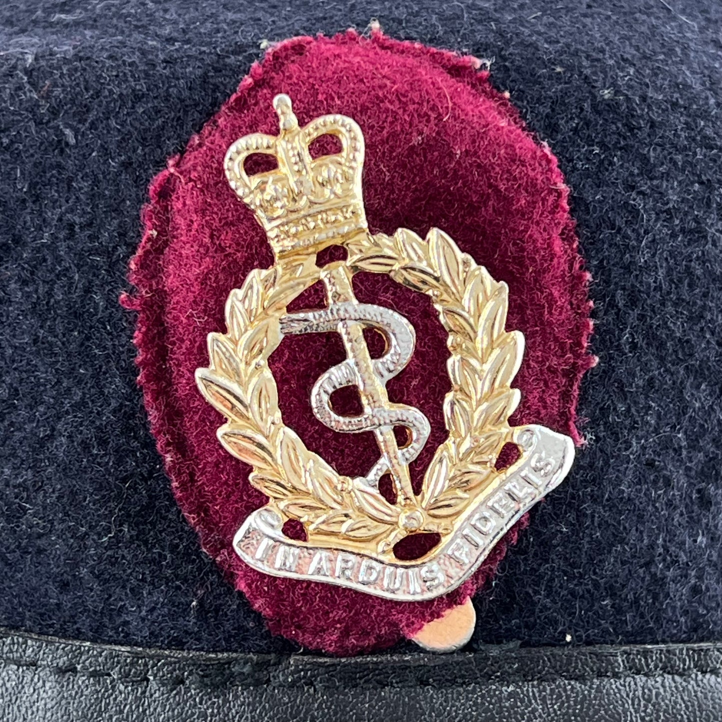 British Army Beret w/ Badge - Royal Army Medical Corps - Small 56cm