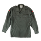 German Army Olive Green Long Sleeve Field Shirt - Large
