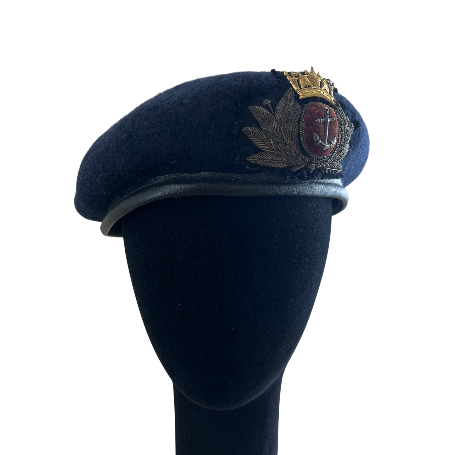 British Merchant Navy WW2 Beret w/ Patch - Medium / Large