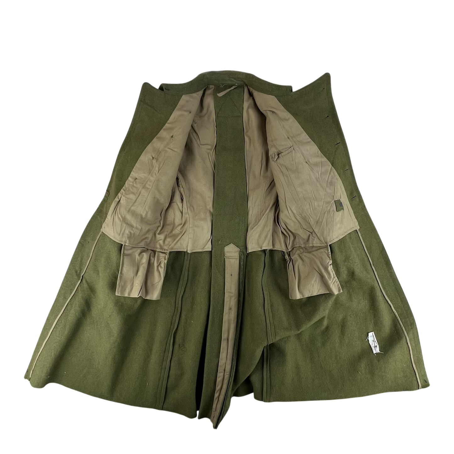 Romanian People's Army Khaki Wool Greatcoat - Medium