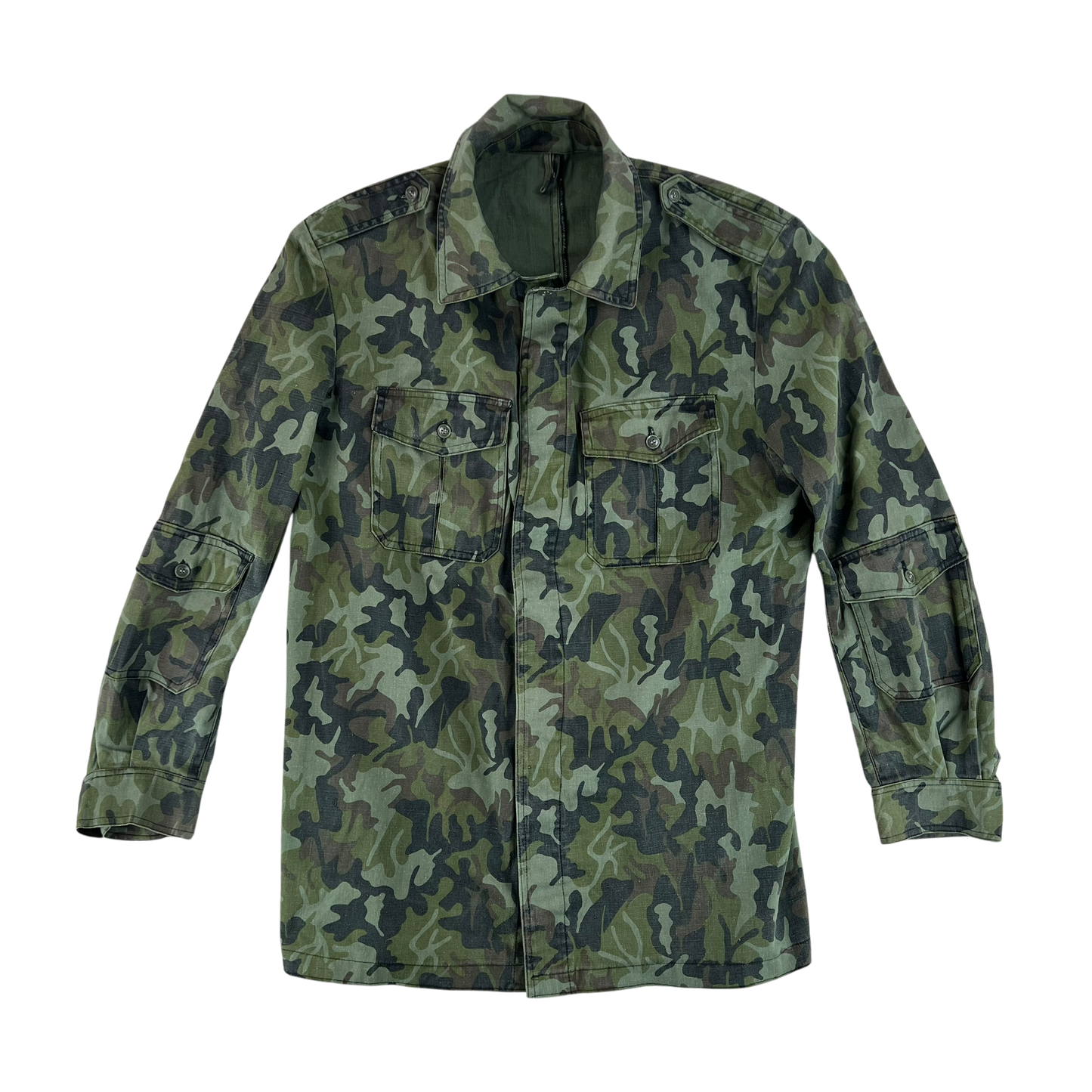 Romanian Army M1990 Leaf Camouflage Jacket - Large