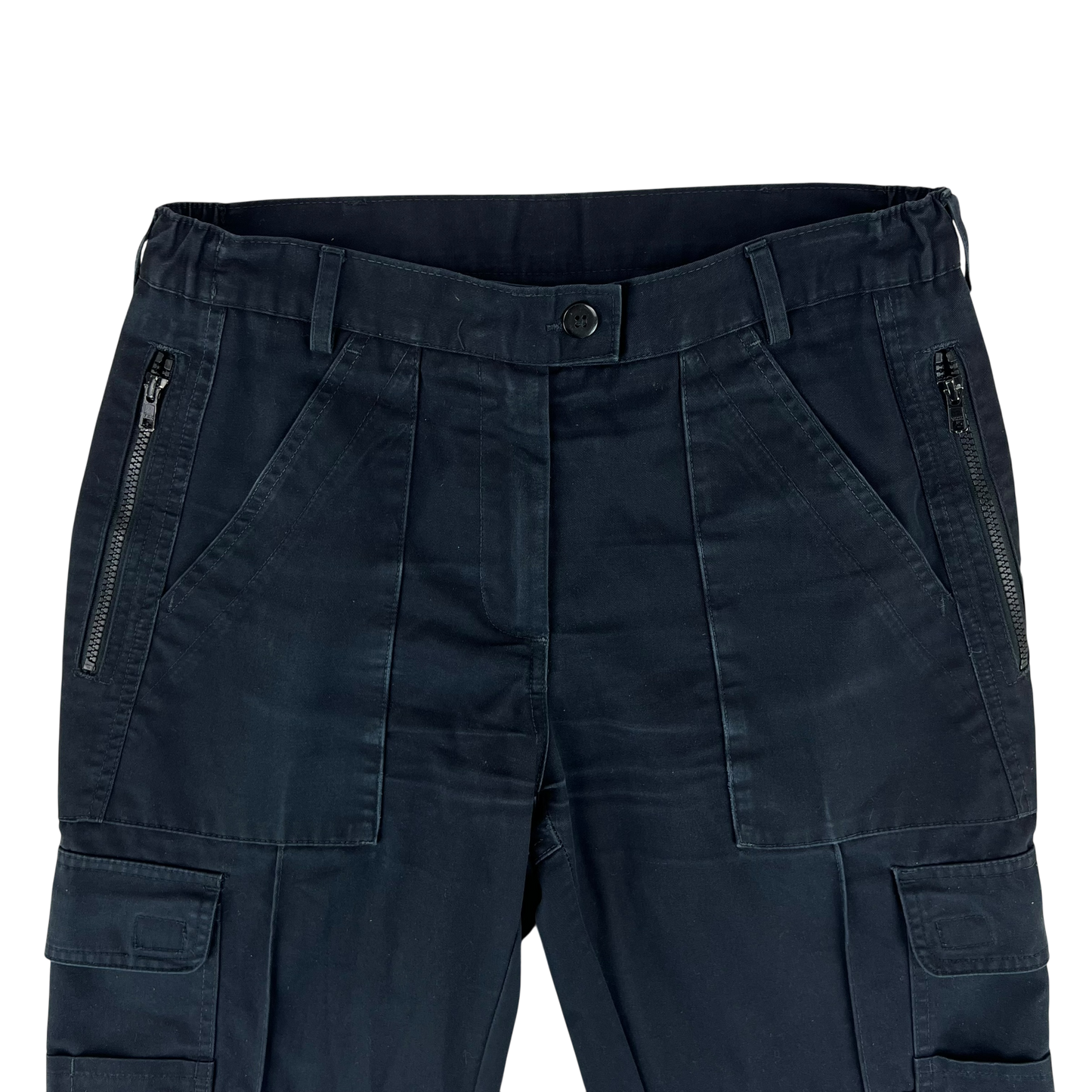 British Police Women's MoD Black Utility Trousers - W32 L28.5