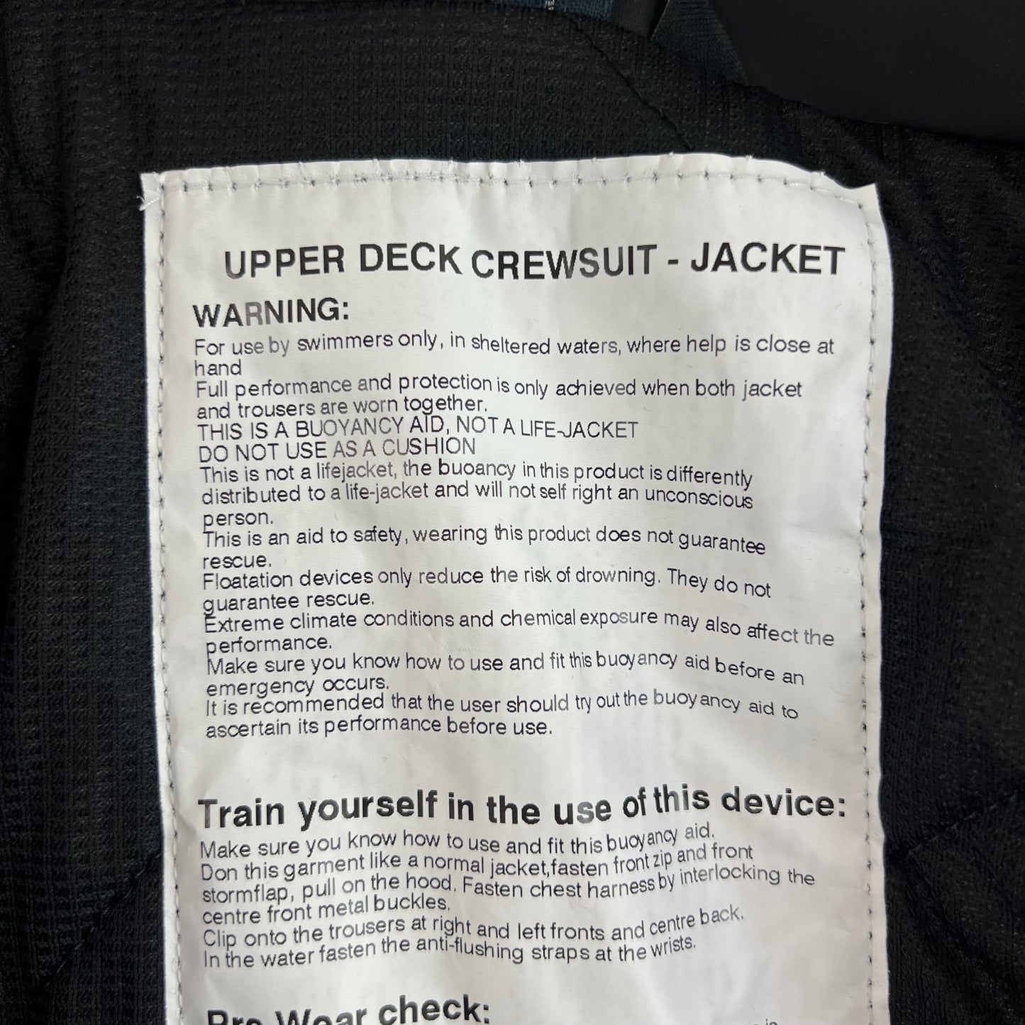 British Royal Navy Blue Upper Deck Jacket - X Large