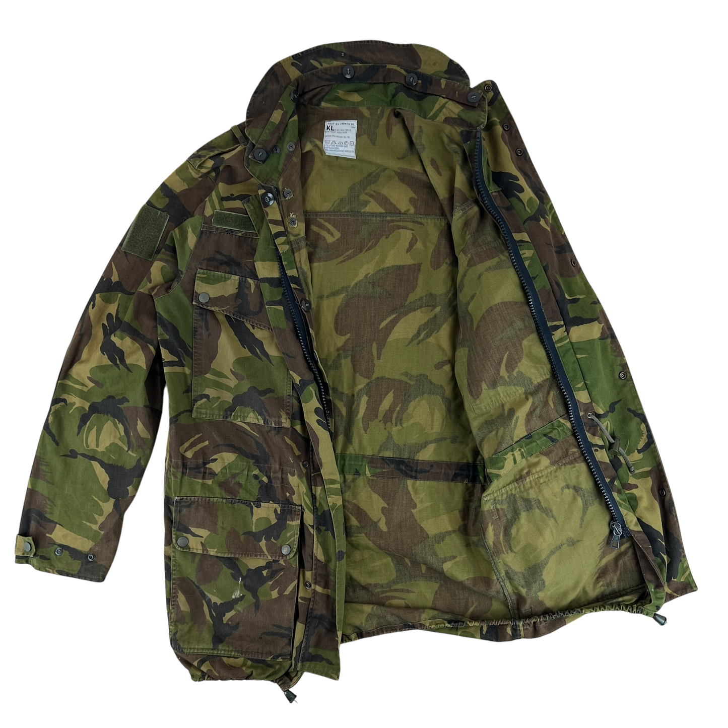 Dutch Army M93 DPM Woodland Camouflage Combat Jacket - Medium