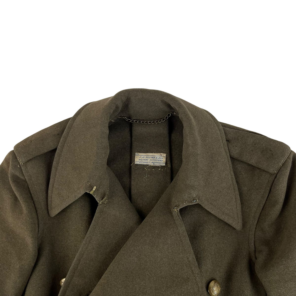 British Army WW2 1940 Pattern Wool Greatcoat - Royal Engineers - Medium
