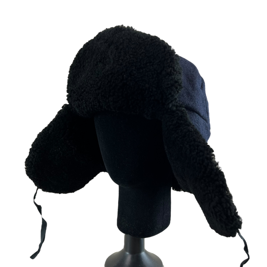 Finnish Air Force Faux Fur Ushanka Hat - Medium