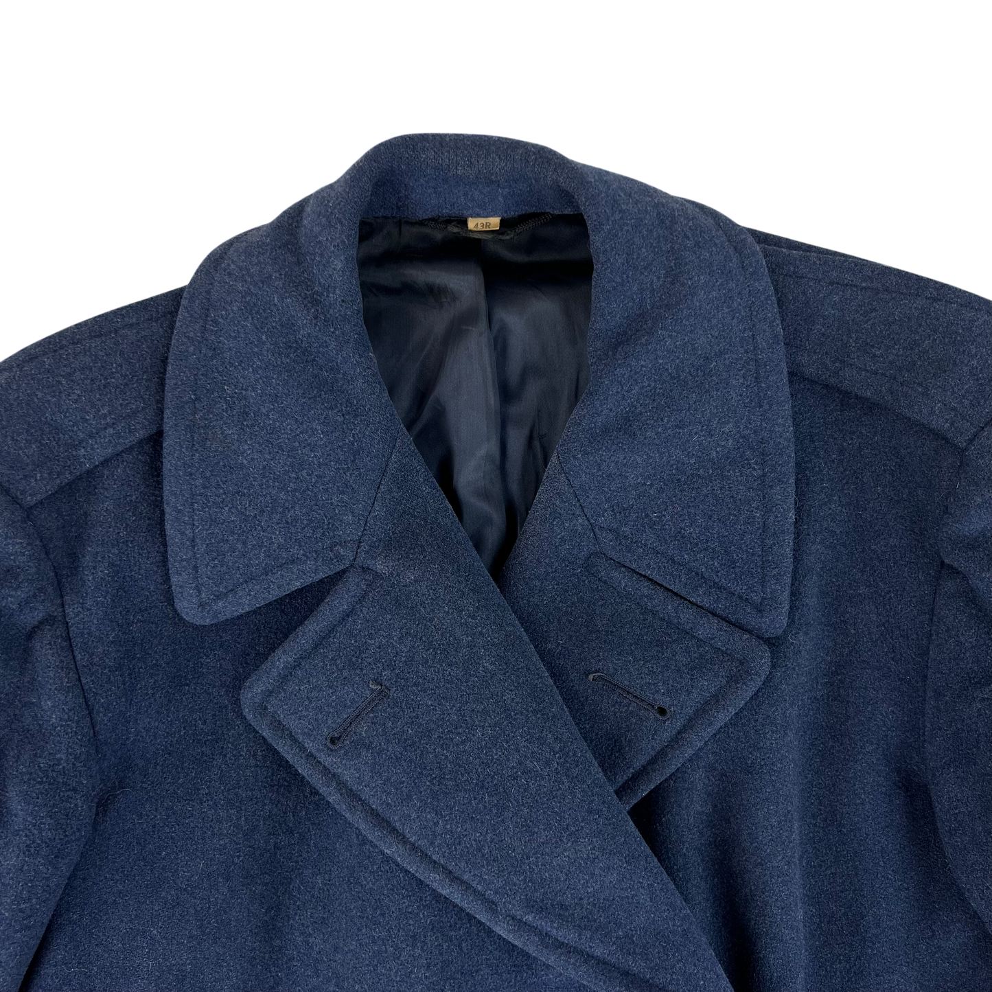 US Air Force 40s Blue Wool Greatcoat - Large 43R