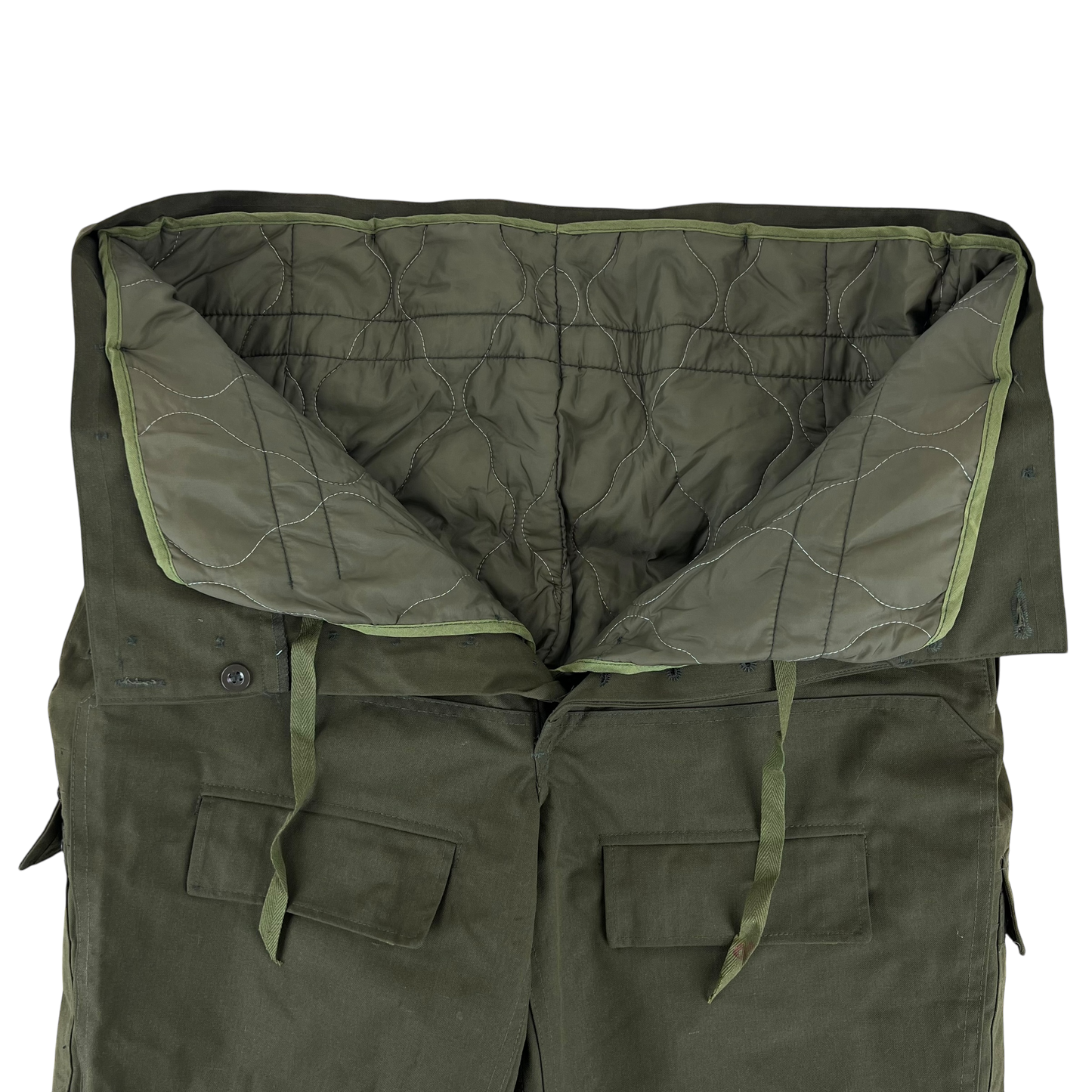 Czechoslovak Army M85 Olive Green Combat Trousers w/ Winter Liner - W41 L31