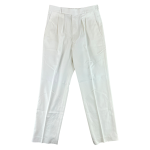 British Royal Navy Officers & Class I White Dress Trousers - All Sizes