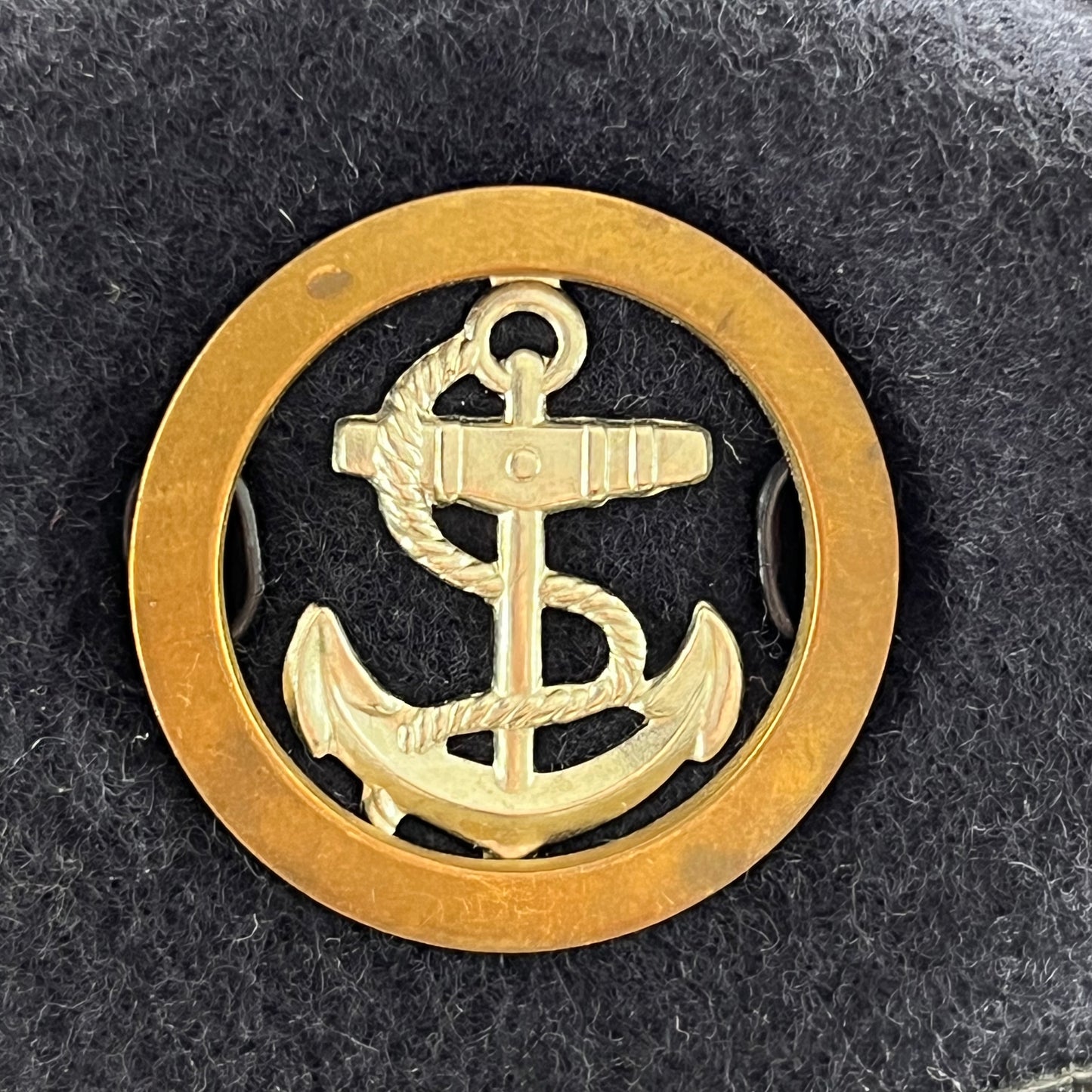 British Royal Navy Beret w/ Badge - Ratings Badge - Small 56cm