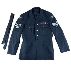 British Royal Air Force No. 1 Dress Jacket w/ Belt - X Large 116R