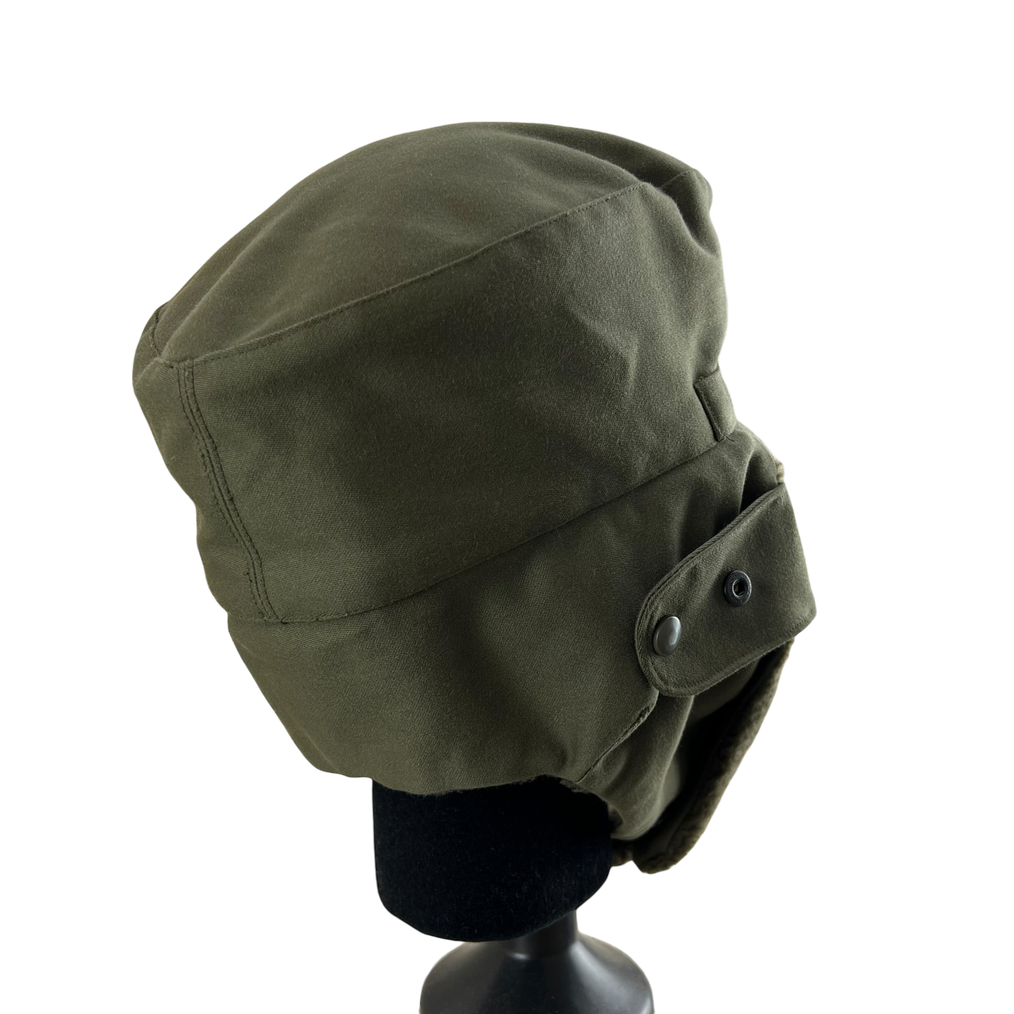 Austrian Army Olive Drab Cold Weather Trapper Cap - Medium / Large