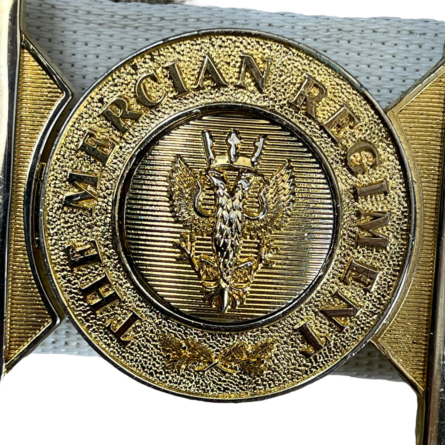 British Army White Dress Belt - Mercian Regiment - Medium