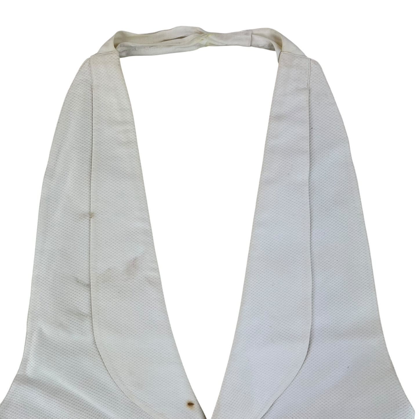 British RAF 40s White Mess Dress Waistcoat - Large