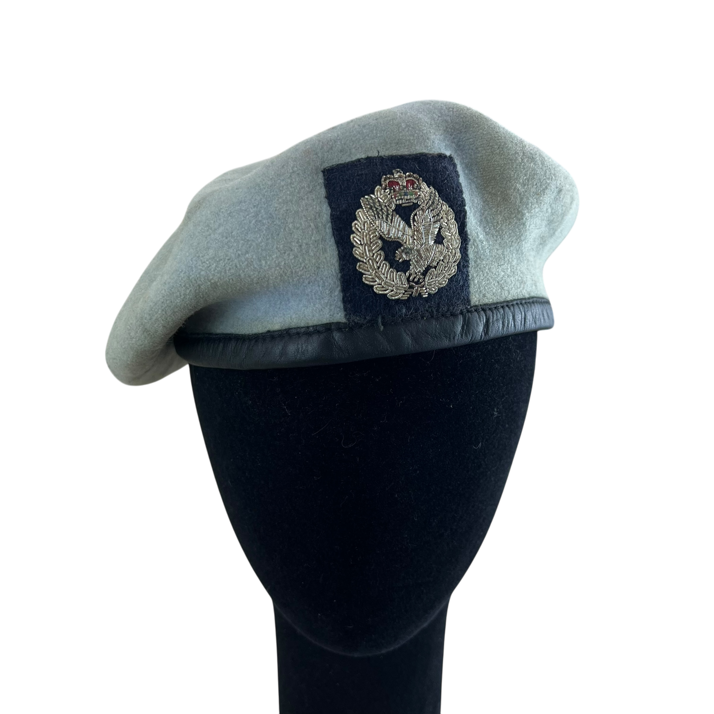 British Royal Air Force Army Air Corps AAC Beret w/ Badge - Medium