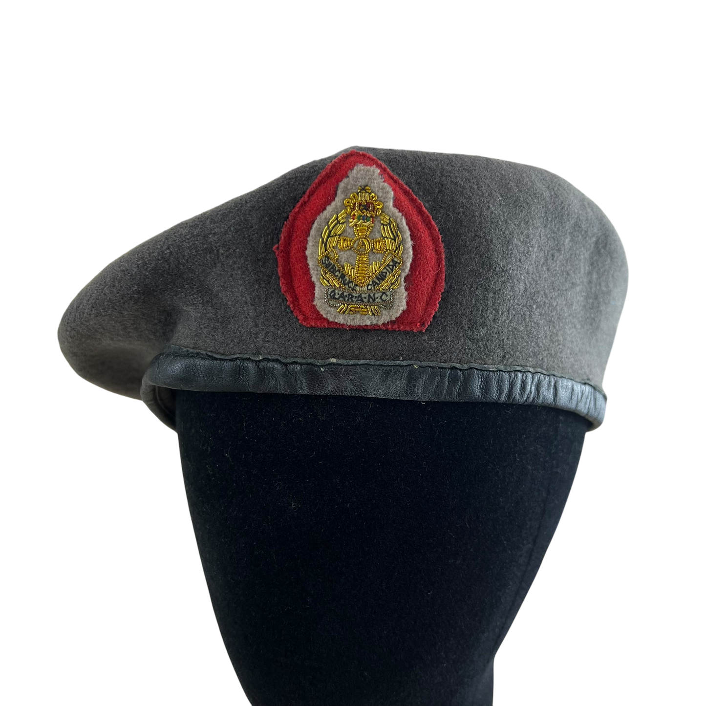 British Army Beret w Sewn Badge - QARANC - Medium