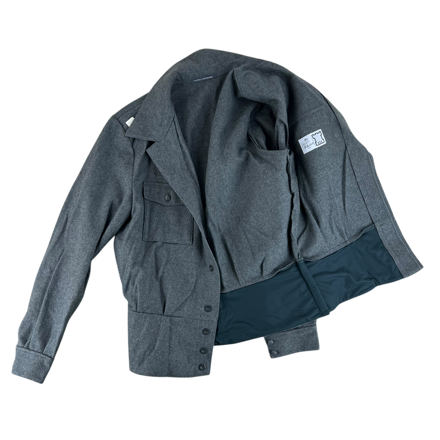 Finnish Army M65 Wool Ike Jacket - Large