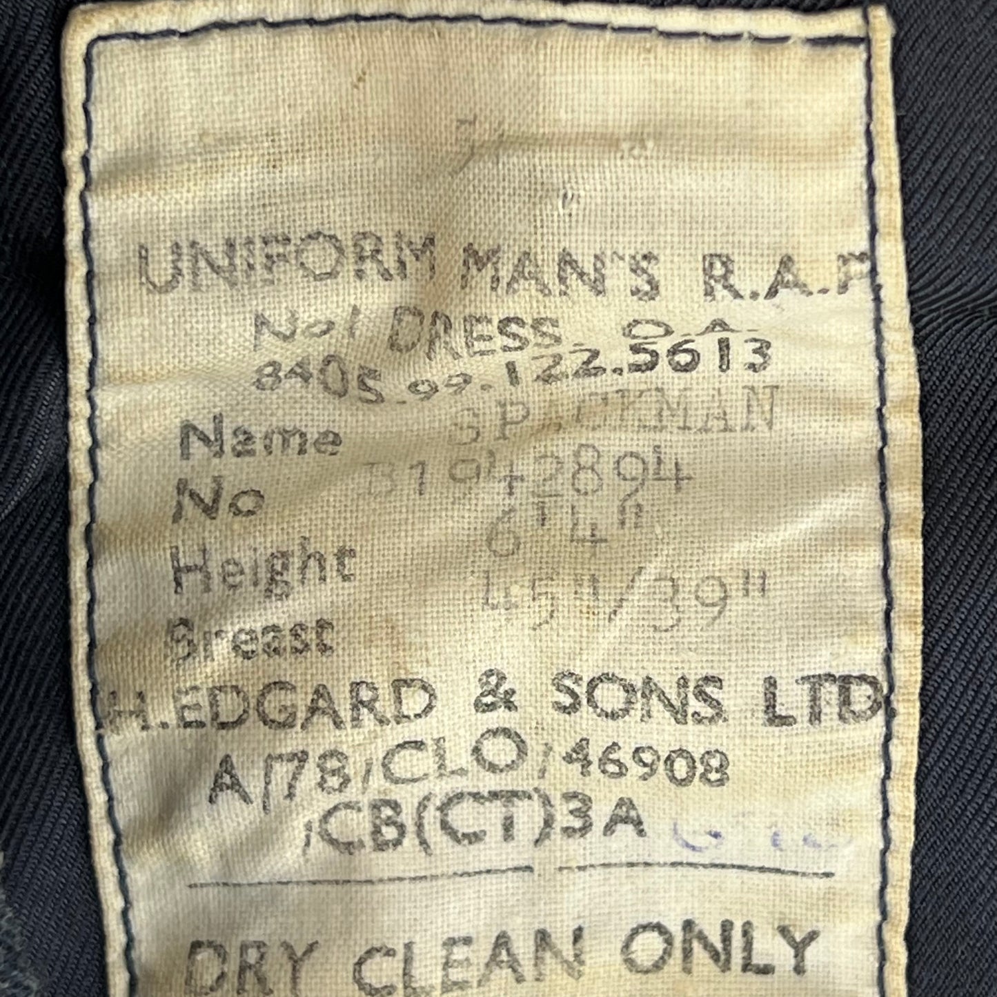 British RAF 60s No. 1 Dress Jacket - Large