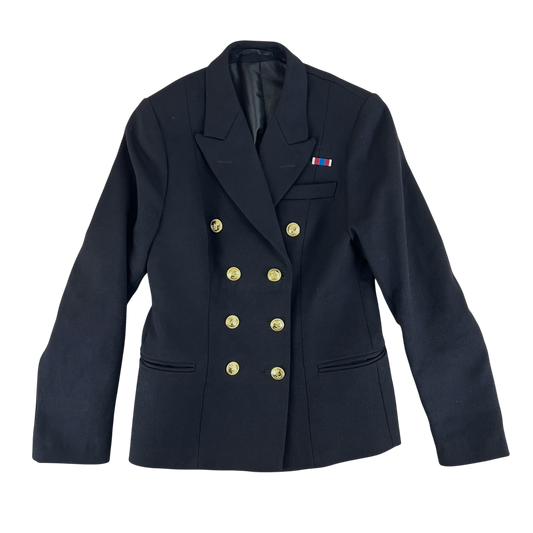 British Royal Navy Women's No. 1B Class 1 Dress Jacket - Small